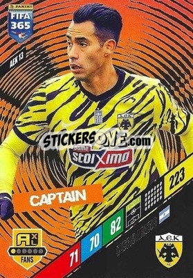 Sticker Sergio Araujo - FIFA 365: 2023-2024. Adrenalyn XL
 n. AEK13 - Panini