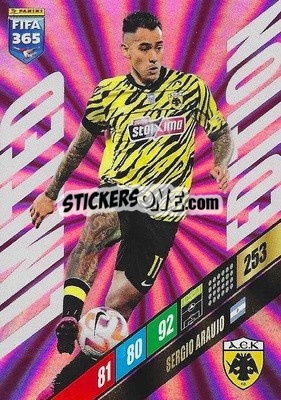 Sticker Sergio Araujo - FIFA 365: 2023-2024. Adrenalyn XL
 - Panini