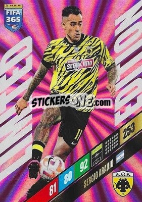 Figurina Sergio Araujo - FIFA 365: 2023-2024. Adrenalyn XL
 - Panini