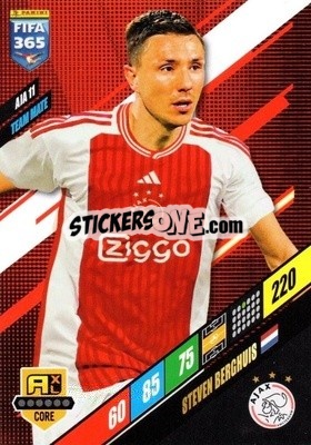 Sticker Steven Berghuis - FIFA 365: 2023-2024. Adrenalyn XL
 n. AJA11 - Panini