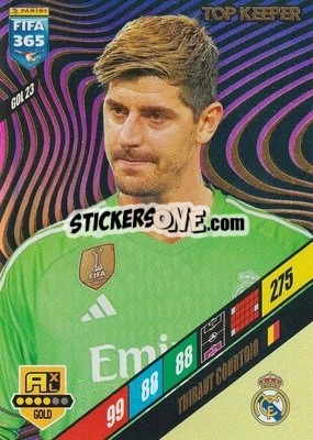 Sticker Thibaut Courtois - FIFA 365: 2023-2024. Adrenalyn XL
 - Panini