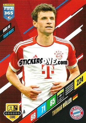 Sticker Thomas Müller - FIFA 365: 2023-2024. Adrenalyn XL
 n. BMU16 - Panini