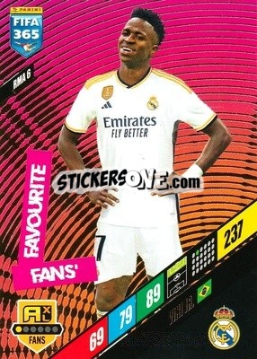 Sticker Vini Jr. - FIFA 365: 2023-2024. Adrenalyn XL
 n. RMA6 - Panini