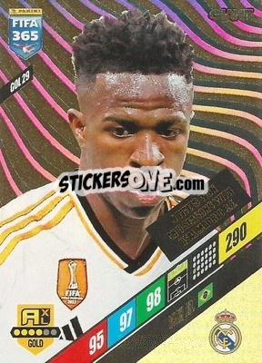 Sticker Vini Jr. - FIFA 365: 2023-2024. Adrenalyn XL
 n. GOL29 - Panini