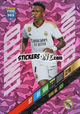 Sticker Vini Jr. - FIFA 365: 2023-2024. Adrenalyn XL
 n. LEXXL-V - Panini