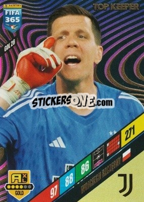 Sticker Wojciech Szczęsny - FIFA 365: 2023-2024. Adrenalyn XL
 n. GOL26 - Panini