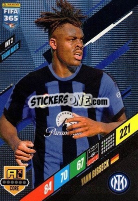 Sticker Yann Bisseck - FIFA 365: 2023-2024. Adrenalyn XL
 - Panini