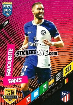 Sticker Yannick Carrasco - FIFA 365: 2023-2024. Adrenalyn XL
 n. ATM5 - Panini