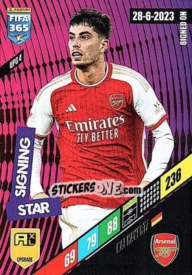 Sticker Kai Havertz - FIFA 365: 2023-2024. Adrenalyn XL
 n. UPG4 - Panini