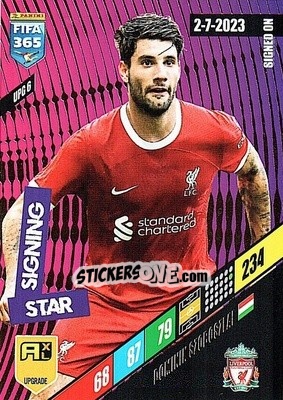 Sticker Dominik Szoboszlai - FIFA 365: 2023-2024. Adrenalyn XL
 n. UPG6 - Panini
