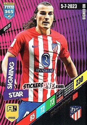 Sticker Çaglar Söyüncü - FIFA 365: 2023-2024. Adrenalyn XL
 n. UPG15 - Panini