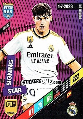 Sticker Fran García - FIFA 365: 2023-2024. Adrenalyn XL
 n. UPG22 - Panini
