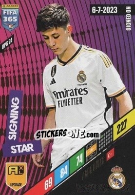 Sticker Arda Güler - FIFA 365: 2023-2024. Adrenalyn XL
 n. UPG24 - Panini