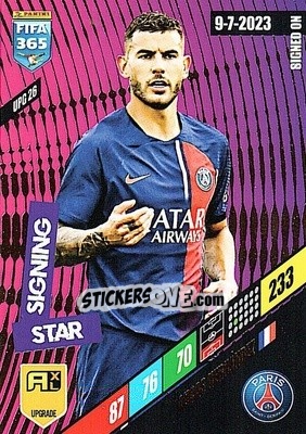 Sticker Lucas Hernández - FIFA 365: 2023-2024. Adrenalyn XL
 n. UPG26 - Panini