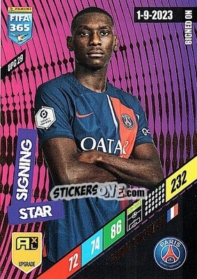Sticker Randal Kolo Muani - FIFA 365: 2023-2024. Adrenalyn XL
 n. UPG29 - Panini
