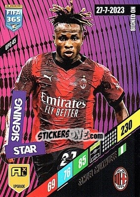 Sticker Samuel Chukwueze - FIFA 365: 2023-2024. Adrenalyn XL
 n. UPG45 - Panini