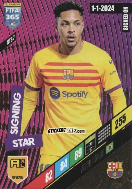 Cromo Vitor Roque - FIFA 365: 2023-2024. Adrenalyn XL
 n. STS7 - Panini