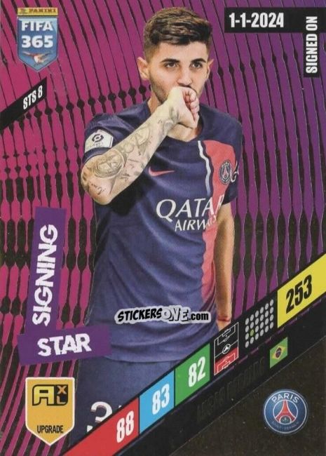 Cromo Lucas Beraldo - FIFA 365: 2023-2024. Adrenalyn XL
 n. STS8 - Panini
