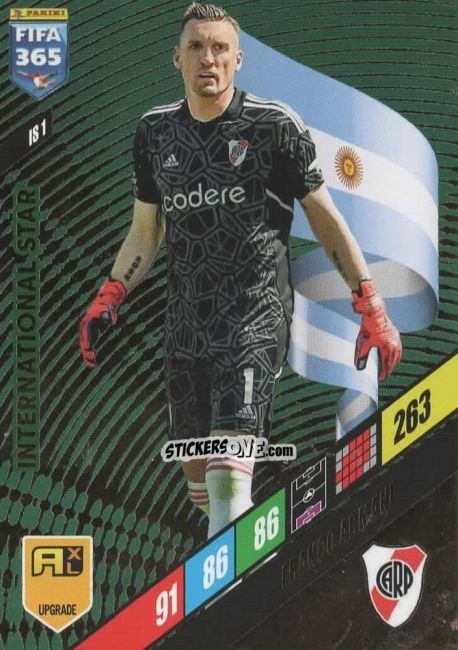 Sticker Franco Armani - FIFA 365: 2023-2024. Adrenalyn XL
 n. IS1 - Panini