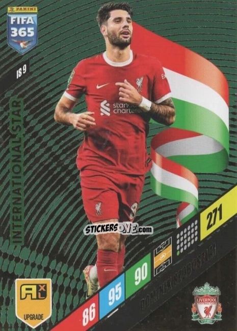 Cromo Dominik Szoboszlai - FIFA 365: 2023-2024. Adrenalyn XL
 n. IS9 - Panini