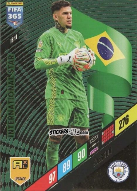 Cromo Ederson - FIFA 365: 2023-2024. Adrenalyn XL
 n. IS11 - Panini