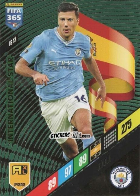 Cromo Rodri - FIFA 365: 2023-2024. Adrenalyn XL
 n. IS12 - Panini