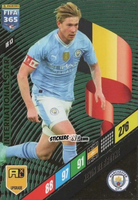 Cromo Kevin De Bruyne - FIFA 365: 2023-2024. Adrenalyn XL
 n. IS13 - Panini