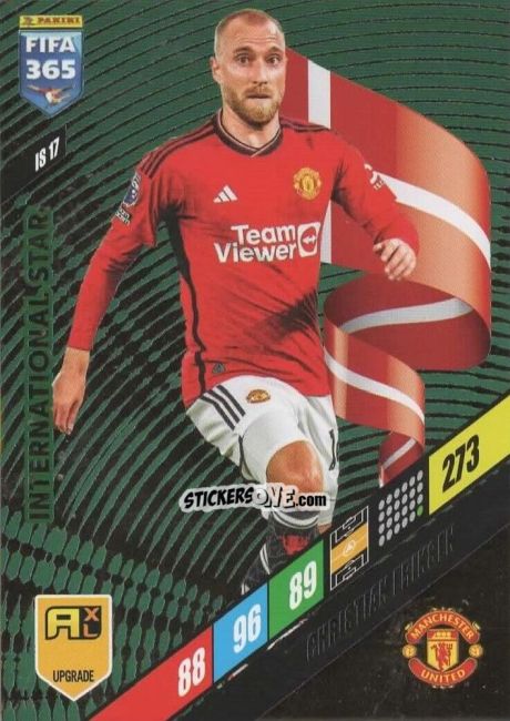 Sticker Christian Eriksen - FIFA 365: 2023-2024. Adrenalyn XL
 n. IS17 - Panini