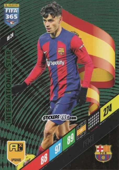 Cromo Pedri - FIFA 365: 2023-2024. Adrenalyn XL
 n. IS24 - Panini
