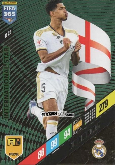 Cromo Jude Bellingham - FIFA 365: 2023-2024. Adrenalyn XL
 n. IS28 - Panini