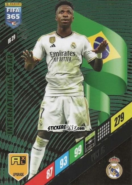 Cromo Vini Jr. - FIFA 365: 2023-2024. Adrenalyn XL
 n. IS29 - Panini
