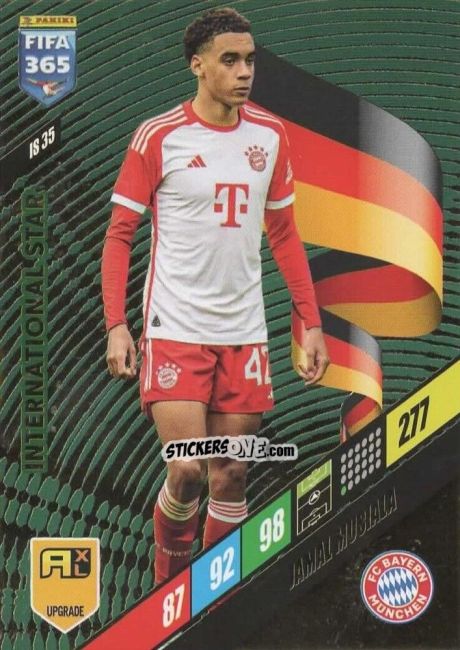 Cromo Jamal Musiala - FIFA 365: 2023-2024. Adrenalyn XL
 n. IS35 - Panini