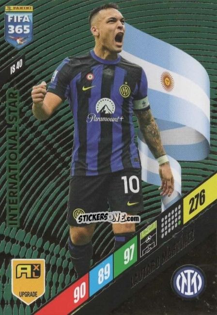 Cromo Lautaro Martínez - FIFA 365: 2023-2024. Adrenalyn XL
 n. IS40 - Panini