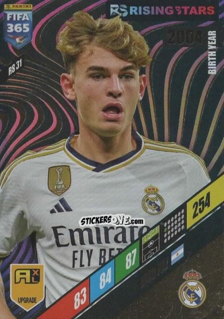 Sticker Nico Paz - FIFA 365: 2023-2024. Adrenalyn XL
 n. RS31 - Panini
