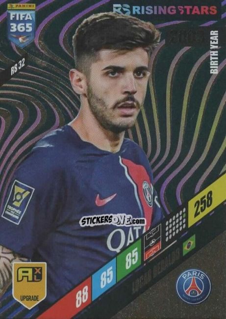 Cromo Lucas Beraldo - FIFA 365: 2023-2024. Adrenalyn XL
 n. RS32 - Panini