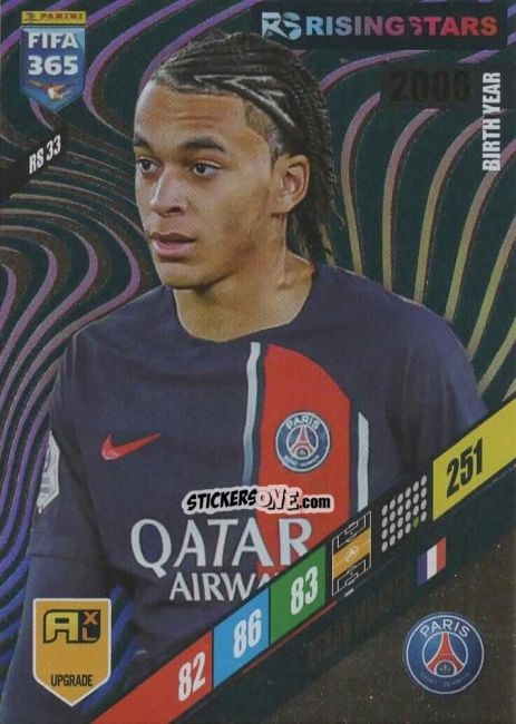 Figurina Ethan Mbappé - FIFA 365: 2023-2024. Adrenalyn XL
 n. RS33 - Panini