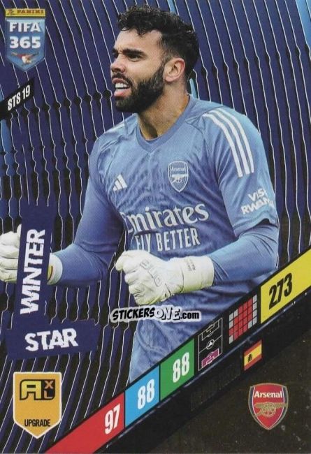 Sticker David Raya - FIFA 365: 2023-2024. Adrenalyn XL
 n. STS19 - Panini