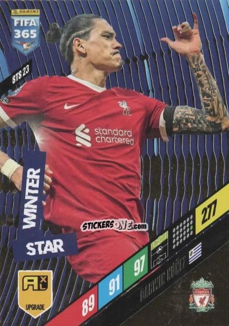 Figurina Darwin Núñez - FIFA 365: 2023-2024. Adrenalyn XL
 n. STS23 - Panini
