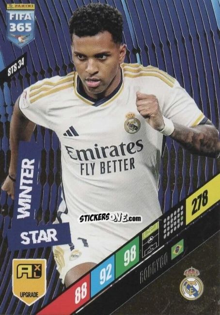 Cromo Rodrygo - FIFA 365: 2023-2024. Adrenalyn XL
 n. STS34 - Panini