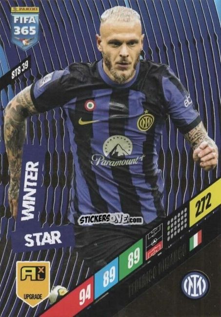 Cromo Federico Dimarco - FIFA 365: 2023-2024. Adrenalyn XL
 n. STS39 - Panini