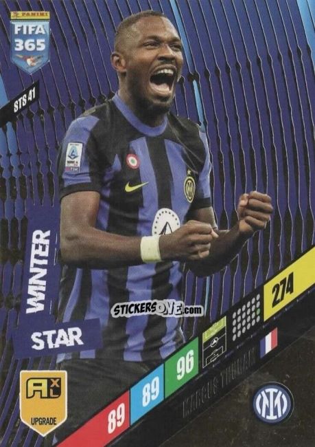 Cromo Marcus Thuram - FIFA 365: 2023-2024. Adrenalyn XL
 n. STS41 - Panini