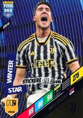 Sticker Dušan Vlahović - FIFA 365: 2023-2024. Adrenalyn XL
 n. STS44 - Panini