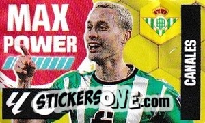 Sticker Canales -  Chicle Liga 2023-2024
 n. MP6 - Panini