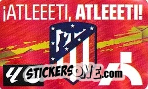 Sticker Escudo Atlético de Madrid -  Chicle Liga 2023-2024
 n. E4 - Panini