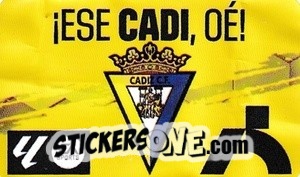 Sticker Escudo Cádiz CF -  Chicle Liga 2023-2024
 n. E7 - Panini