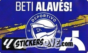Sticker Escudo Deportivo Alavés -  Chicle Liga 2023-2024
 n. E1 - Panini