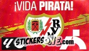Sticker Escudo Rayo Vallecano -  Chicle Liga 2023-2024
 n. E16 - Panini