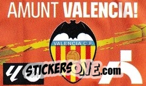 Sticker Escudo Valencia CF -  Chicle Liga 2023-2024
 n. E19 - Panini