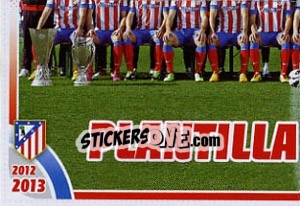 Cromo Team shot - Atletico de Madrid 2012-2013 - Panini