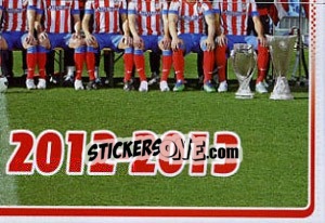 Sticker Team shot - Atletico de Madrid 2012-2013 n. 5 - Panini